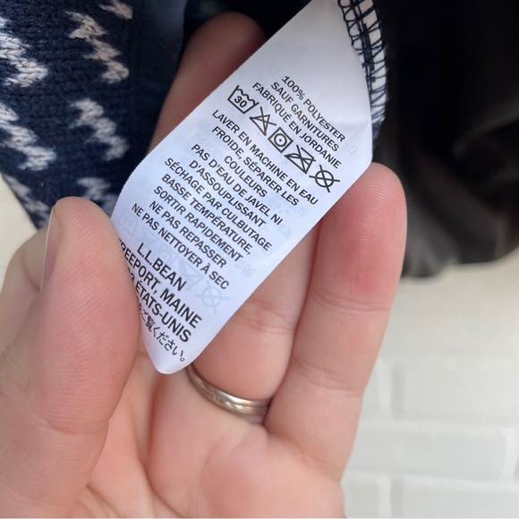 L. L. Bean Women’s Synchilla Pullover Sweatshirt Rare Print - Picture 6 of 6